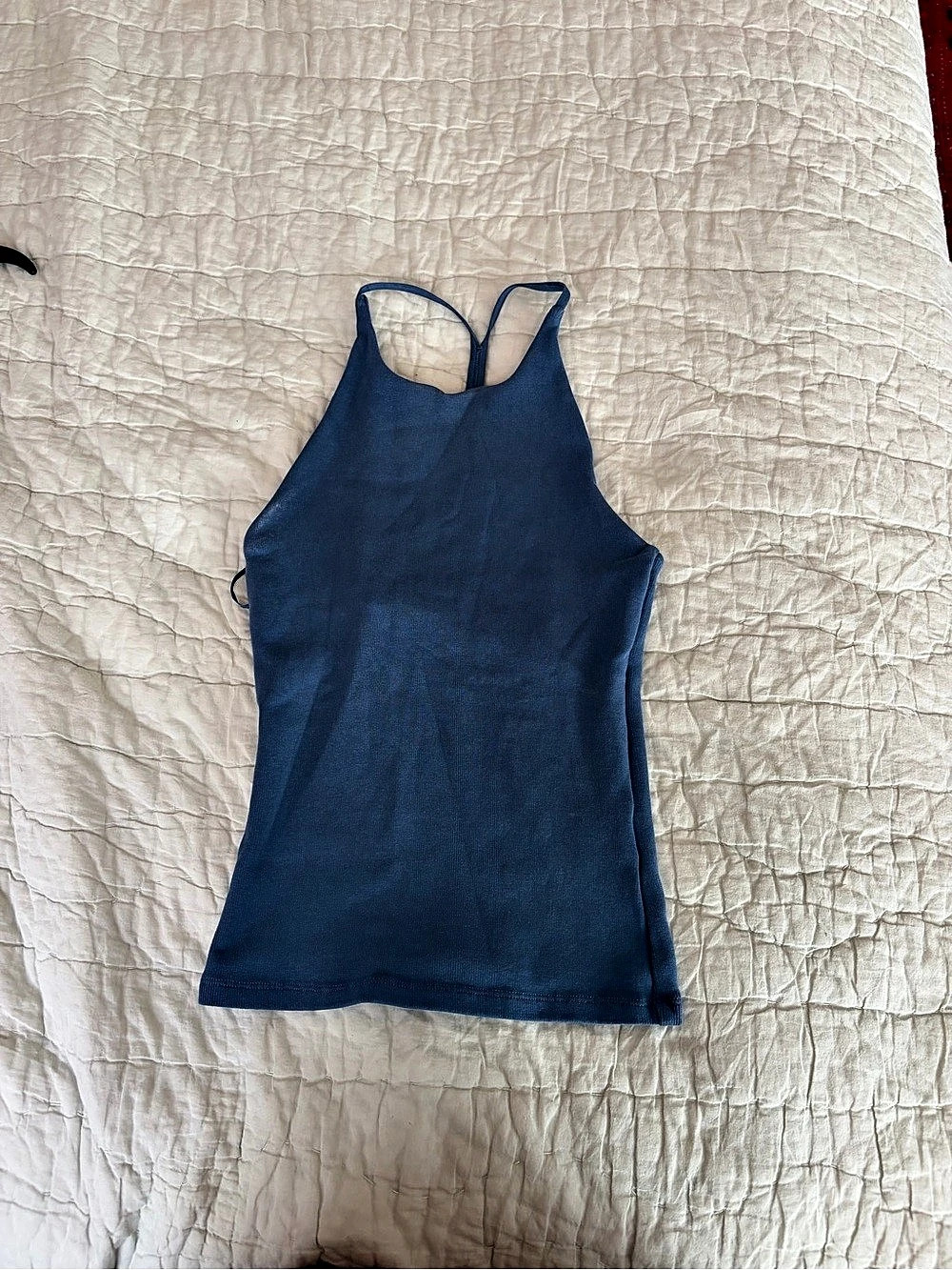 Zara Blue Tank Top Size Small Like New
